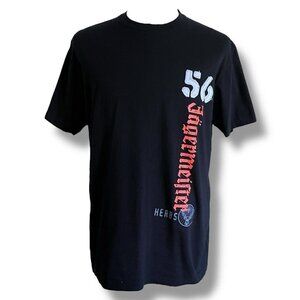 Y2k Vintage Jagermeister Mens T-shirt XL Black Short Sleeve Tee 56 Herbs Shirt